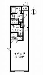 プライムアーバン学芸大学 407 間取り図