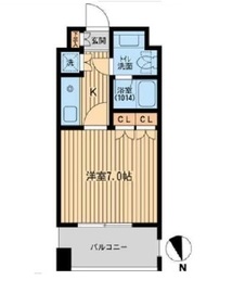 フォレシティ麻布十番 605 間取り図