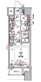 ラクラス横浜 207 間取り図