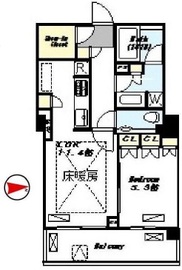 パークコート神楽坂 1階 間取り図