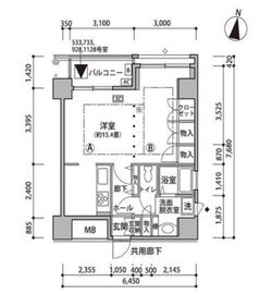 東雲キャナルコートCODAN 18-1128 間取り図