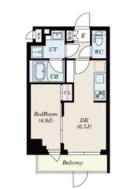 S-RESIDENCE錦糸町South (エスレジデンス錦糸町サウス) 101 間取り図