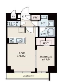 S-RESIDENCE錦糸町South (エスレジデンス錦糸町サウス) 201 間取り図