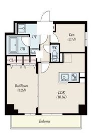 S-RESIDENCE錦糸町South (エスレジデンス錦糸町サウス) 203 間取り図