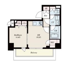 S-RESIDENCE錦糸町South (エスレジデンス錦糸町サウス) 703 間取り図