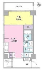 セントラル白楽 507 間取り図