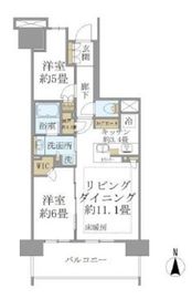 ブリリア辰巳キャナルテラス 15階 間取り図