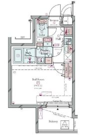 コンシェリア池上THE RESIDENCE 2階 間取り図