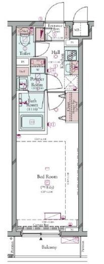 コンシェリア池上THE RESIDENCE 2階 間取り図