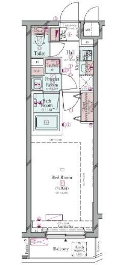 コンシェリア池上THE RESIDENCE 2階 間取り図