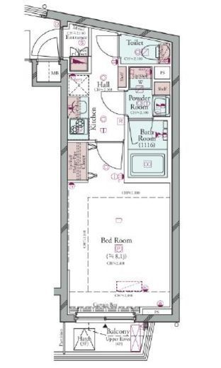 コンシェリア池上THE RESIDENCE 1階 間取り図