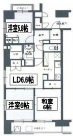 サンテラス反町公園 8階 間取り図