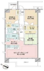 ザ・サウスキャナルレジデンス 3階 間取り図