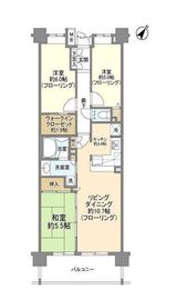 クレストフォルム横浜平沼 11階 間取り図