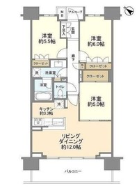 ザ・パークハウス藤沢 5階 間取り図