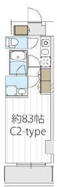 LEXE AZEST横濱関内 10階 間取り図