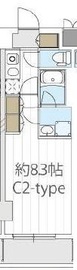 LEXE AZEST横濱関内 9階 間取り図