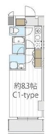 LEXE AZEST横濱関内 7階 間取り図