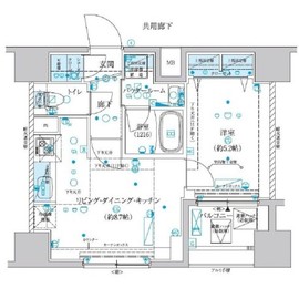 メインステージ横濱真金町 3階 間取り図