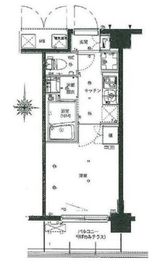 ハーモニーレジデンス武蔵小杉 1階 間取り図