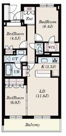 S-FORT横浜青葉台 2階 間取り図