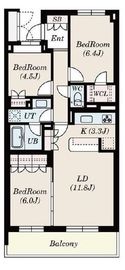 S-FORT横浜青葉台 2階 間取り図