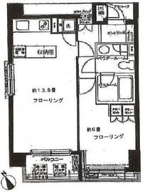 ビヴァーチェ赤坂 7階 間取り図