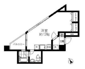 プレール・ドゥーク日本橋リバーサイド 2階 間取り図