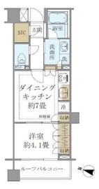 ブリリア神楽坂id 7階 間取り図