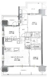 イニシア板橋桜レジデンス 13階 間取り図