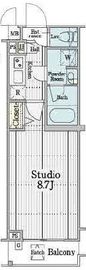 ガーラ・ヴィスタ武蔵小山 1階 間取り図