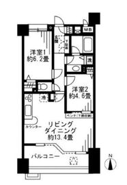LANAI TOWN RENAISSANCE GRAND HIGHRISE (ラナイ タウン ルネッサンス グランドハイライズ) 404 間取り図