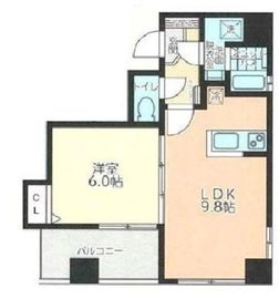 トレディパーチェ門前仲町 902 間取り図