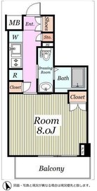 ガーラ渋谷常磐松 5階 間取り図