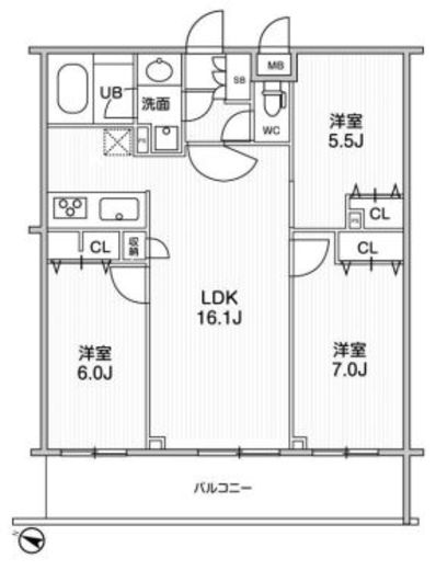 LIME RESIDENCE HIKIFUNE (ライムレジデンス曳舟) 515 間取り図