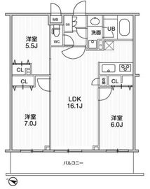 LIME RESIDENCE HIKIFUNE (ライムレジデンス曳舟) 514 間取り図