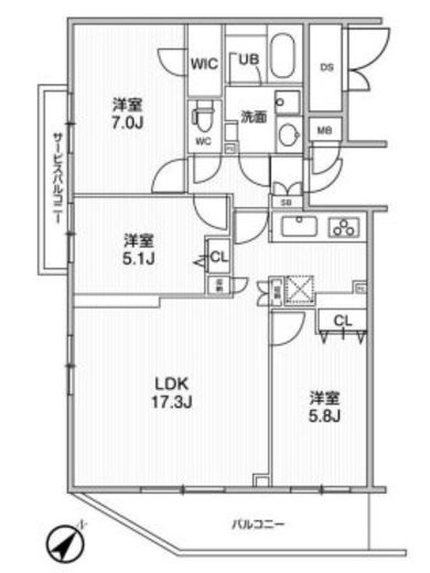 LIME RESIDENCE HIKIFUNE (ライムレジデンス曳舟) 418 間取り図