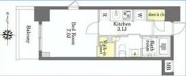 プライムメゾン森下 1204 間取り図