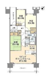 グランドメゾン杉並シーズン 6階 間取り図