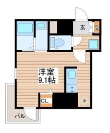 ティアラグレイス両国タワー 704 間取り図