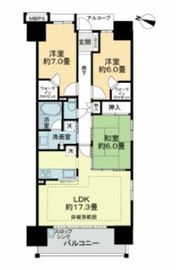亀戸レジデンス 1階 間取り図