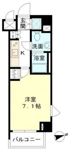 リアルスウィート三軒茶屋 204 間取り図