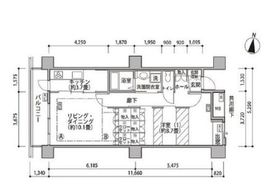 東雲キャナルコートCODAN 18-502 間取り図