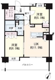 日神パレステージ戸部 7階 間取り図