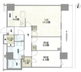 THE YOKOHAMA FRONT TOWER (ザ・ヨコハマフロントタワー) 36階 間取り図