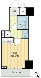 パークウェル麻布 5階 間取り図