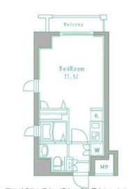エクシム門前仲町 401 間取り図