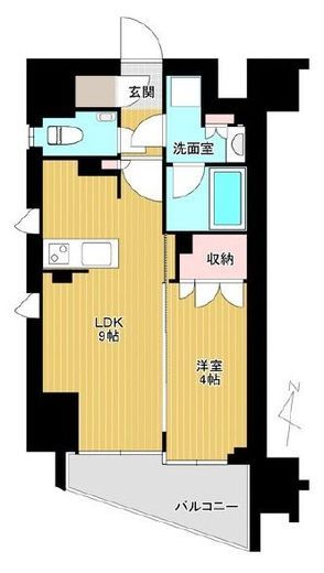 フレンシア椎名町 601 間取り図