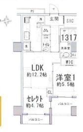 レグノ・グランデ一番町タワー 603 間取り図