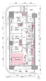 HARUMI FLAG SUN VILLAGE (晴海フラッグ サンヴィレッジ) 8階 間取り図